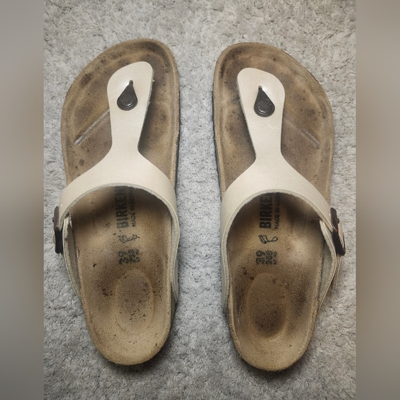 Birkenstock Gold/Tan Size 39 - Picture 3 of 9
